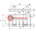 Фиксирующая пластина зубчатого ремня 14M 40 Артикул: 49341440