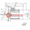 Двухскоростной электродвигатель GR132ME 4/8 B5 (6.25-3.3)